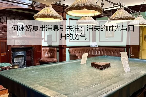 何冰娇复出消息引关注：消失的时光与回归的勇气 | 8868.com